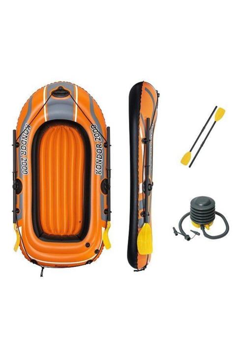 BESTWAY Kürekli Pompalı İki Kişilik Bot 196 cm