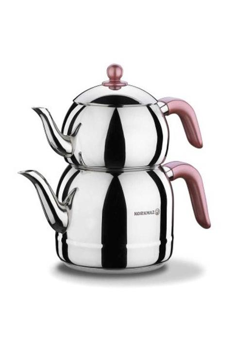 KORKMAZ Retro Rose Çaydanlık Takımı