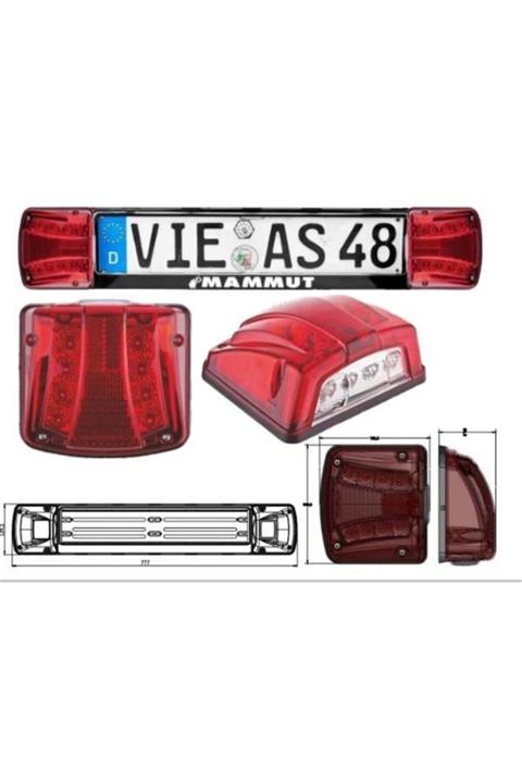 OPAR Led Işıklı Plaka Lambası