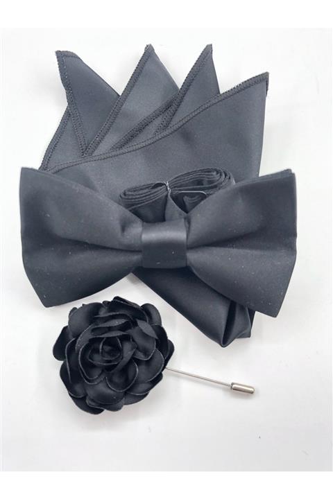 CROATE Papyon Set Papyon Mendil Yaka Çiçeği Desenli