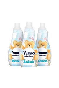 Yumoş Doğal Özler Bebek Konsantre Çamaşır Yumuşatıcı 1200 ml 50 Yıkama  3 Adet