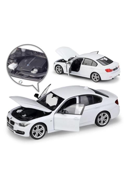 Bmw 3 Serisi E30 Bmw 3.35 I Metal Model 1.24 Büyük Boy Orjinal Lisanslı Koleksiyon Die Cast Beyaz