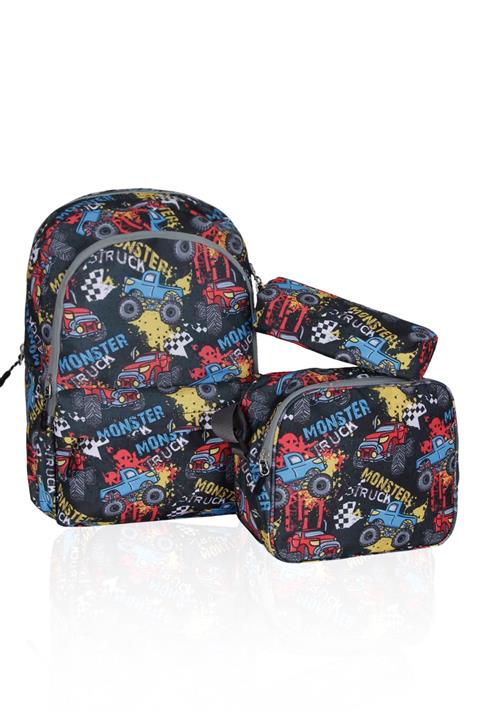 Cambridge Polo Club Üçlü Okul Çanta Seti Plcan2079 308 Koca Teker