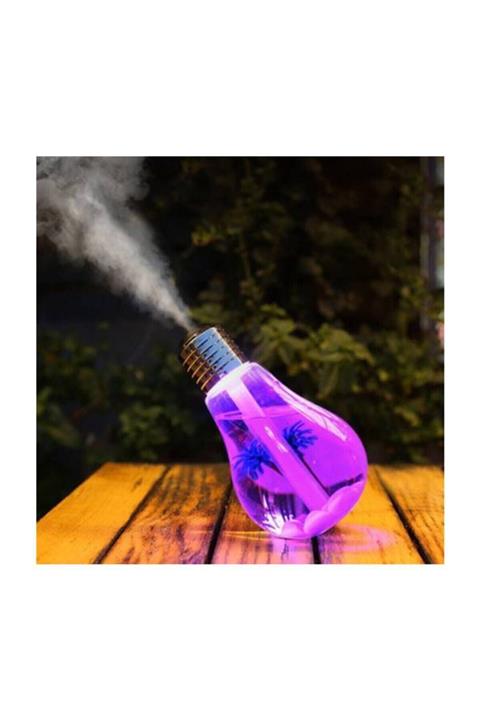 Ally Polham Hava Oda Nemlendirici Led Ampul, Buhar Makinası, Su Hazneli Hava Nemlendirici