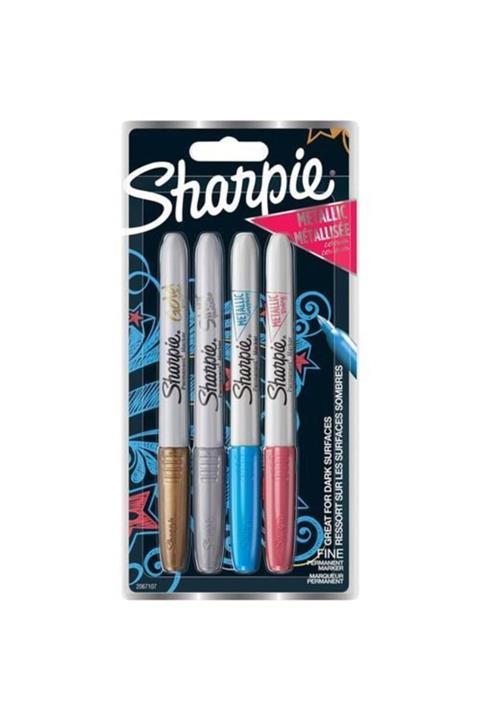 Sharpie Sharpıe Permanent Set Metalık Renkler 4 Lu 2067107