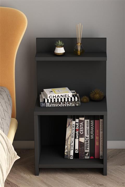 dekoronya Venom Raflı Komodin Siyah