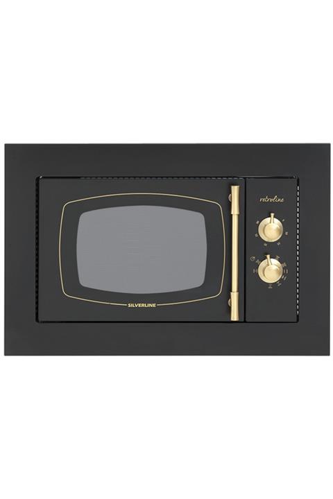 Silverline MW9033B02 Rustik Siyah Ankastre Mikrodalga Fırın