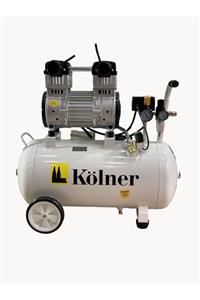 kölner 50 Litre Sessiz Yağsız Hava Kompresörü 1,5 Hp Bakır Sargılı Motor 2 Yıl Garantili