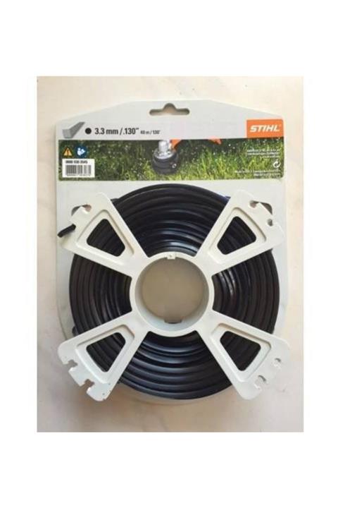 Stihl Misine Motorlu Tırpan Misina 3.3mm 38mt Siyah 4 Köşe