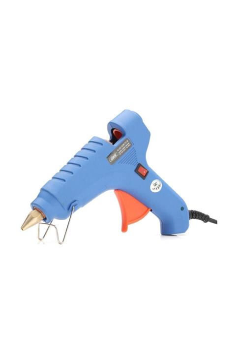 DASNAKI Işıklı Tetikli Tabanca Mum Tutkal Sıcak Silikon Tabancası 80 w + 5 Adet Silikon