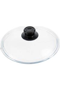 KORKMAZ Pyrex Cam Kapak 30 Cm Granit Tencere