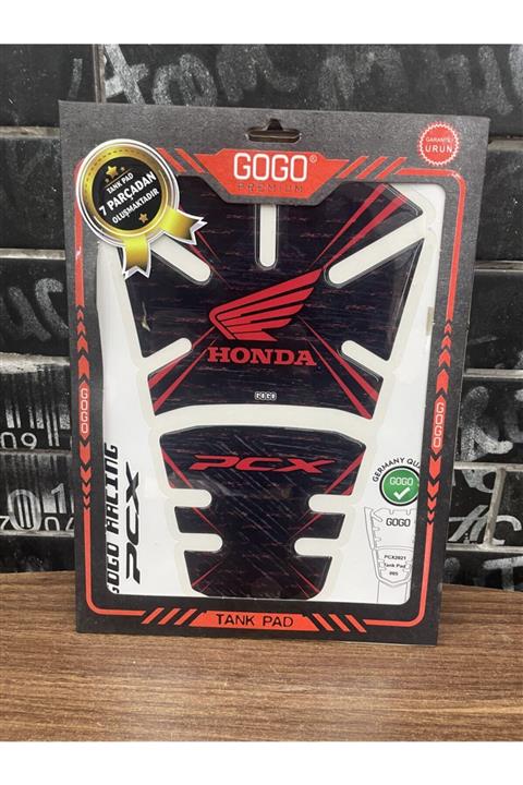 GOGOPREMİUM Honda Pcx 2021 - 2020 Tank Pad 7 Parça