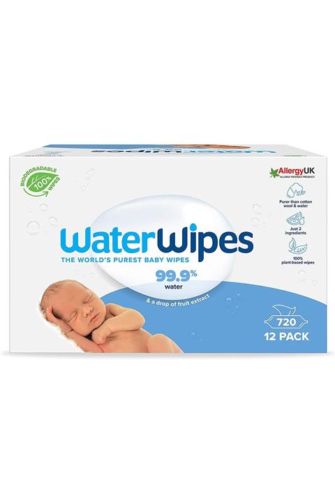 WaterWipes Yeni Biodegradable Original Baby Wipes (12x60 - 720 Yaprak)