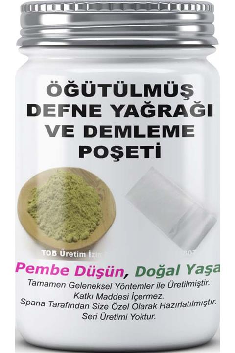 SPANA Öğütülmüş Defne Yaprağı Soğuk Bitki Çayları Ev Yapımı Katkısız 125gr