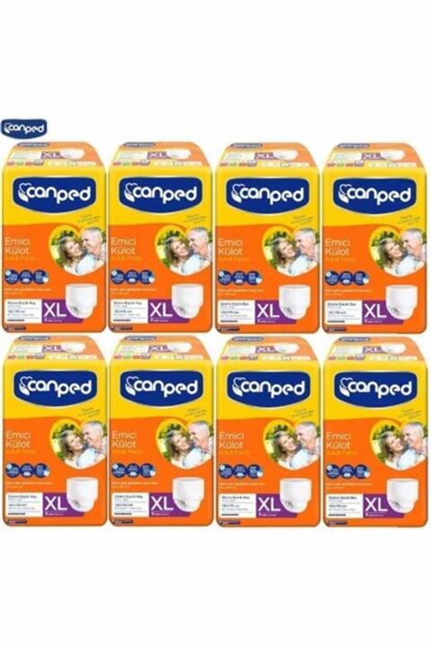 Canped Emici Külot 8 Paket Bir Arada Xl