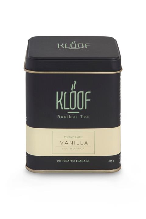 KLOOF Rooibos Tea Vanilya Aromalı Roybos Çayı 20’li Biodegradable Piramit Poşet 60 gr
