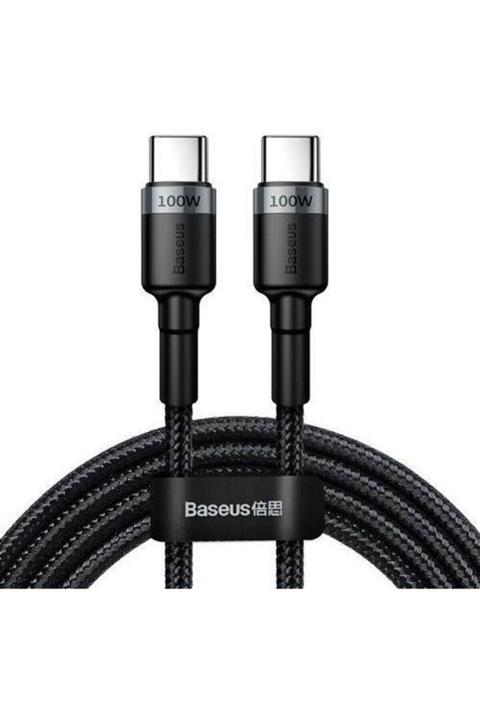 Baseus Type C To Type C 100 Watt Süper Hızlı Şarj Data Kablosu 2 Metre Pd