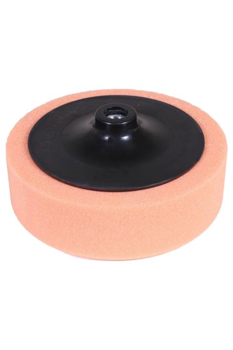 Carwell L Pasta Cila Polisaj Süngeri 150 mm M14 Turuncu