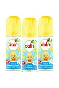 Dalin Bebek Kolonyası Ice Blue Kokusu 150 Ml X 3 Adet