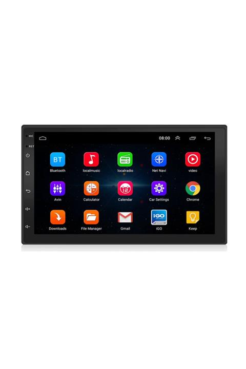 Kingwin Kıngwın Android 10.1 Multimedya+park Kamerası Hediyeli 7 Inc Double Teyp Youtube Navigasyon