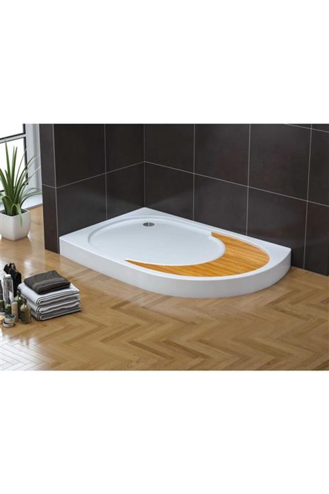 Stina Trap 150x100 Monoblok Asimetrik Duş Teknesi