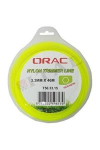 Orac 46 Mt.altı Köşe Sarı Tırpan Misinası 3,30 Mm