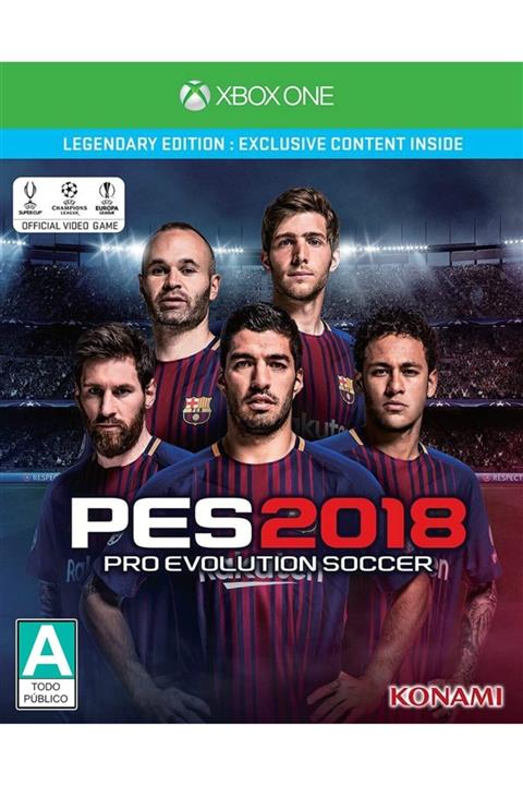 KONAMI Xboxone Pes 2018 Legendary Edıtıon Exclusıve Content Insıde - Orjinal Oyun - Sıfır Oyun
