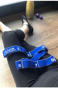 Elastin Yeni Nesil Ayarlanabilir Kopmaz Pilates Yoga Esneme Lastiği Direnç Bandı