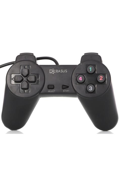 Kerasus Uyumlu Kablolu Bilgisayar Oyun Kolu Gamepad 2828 Pc
