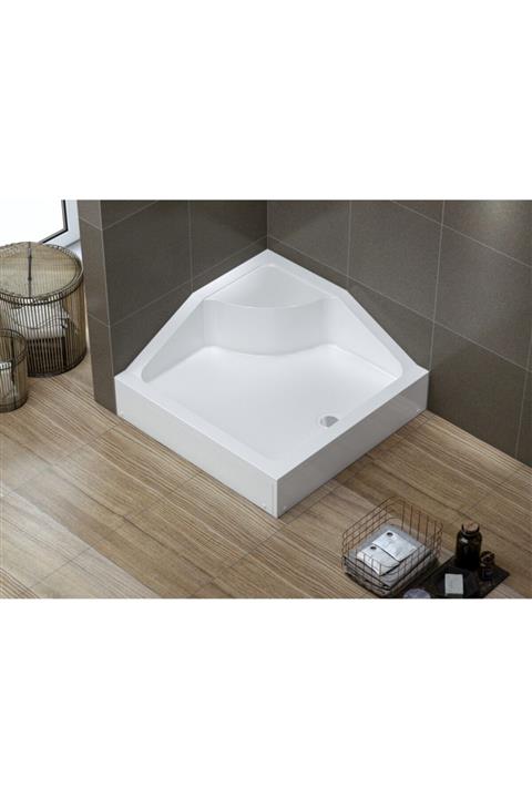 Stina Elite 100x100 Kare Oturmalı Duş Teknesi