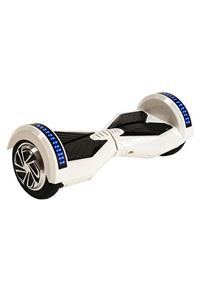 Smart Balance Elektrikli Kaykay Hoverboard 8.5 Inch Ledli Uzay Kasa Bluetooth Beyaz - Çanta Hediyeli