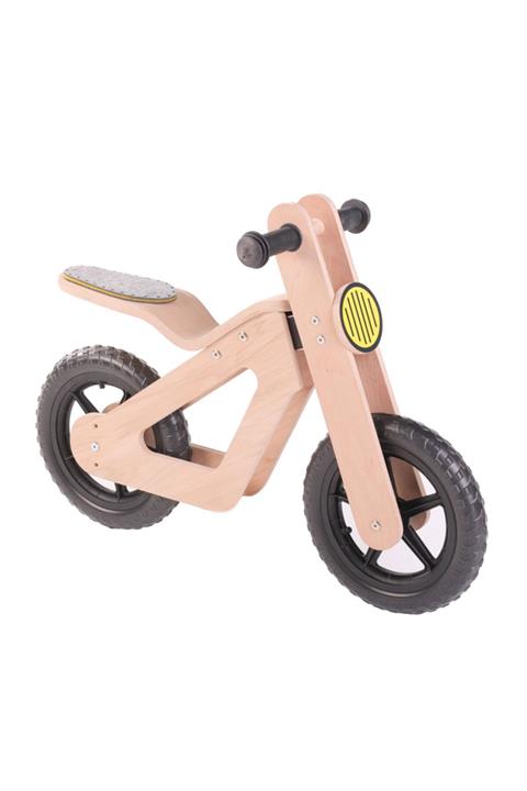 MAMATOYZ Denge Bisikleti-ahşap Pedalsız Bisiklet-siyah