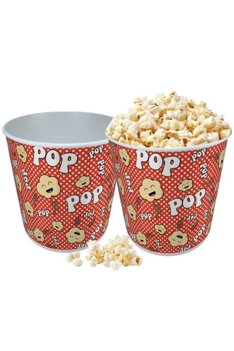 Leva House Mısır Popcorn Kovası No-4 Aile Boy X 2 Adet