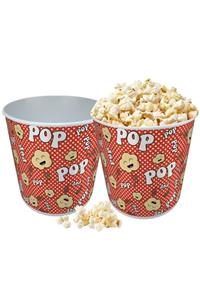 Leva House Mısır Popcorn Kovası No-4 Aile Boy X 2 Adet