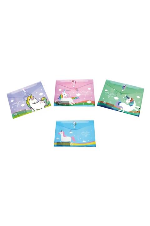 Taros Unicorn A4 Çıt Çıt Lı Dosya 4'lü