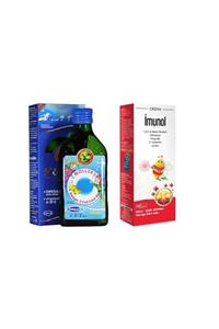 Möller's Omega-3 Balık Yağı Tutti Frutti Aromalı 250 Ml + Imunol Şurup 150ml