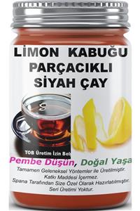 SPANA Limon Kabuğu Parçacıklı Siyah Çay Ev Yapımı Katkısız 125gr