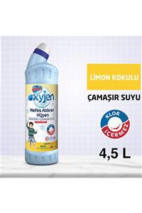 Bingo Oksijen Çamaşır Suyu 750 ml Ekonomi Paketi 6'lı Limon Kokulu