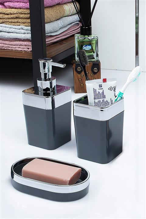 vipgross Vıpgross Vialex 3 Parça Sabunluk Seti Tr-2032