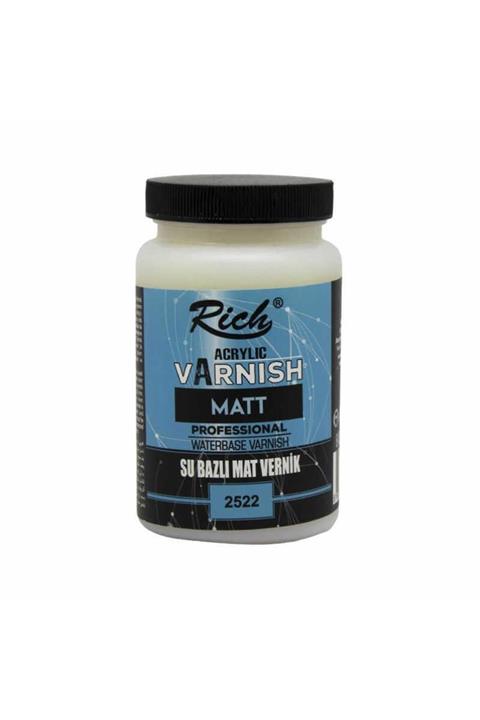 Rich Marka: Su Bazlı Vernik Mat 250 Cc 2522 Kategori: Ebru Seti