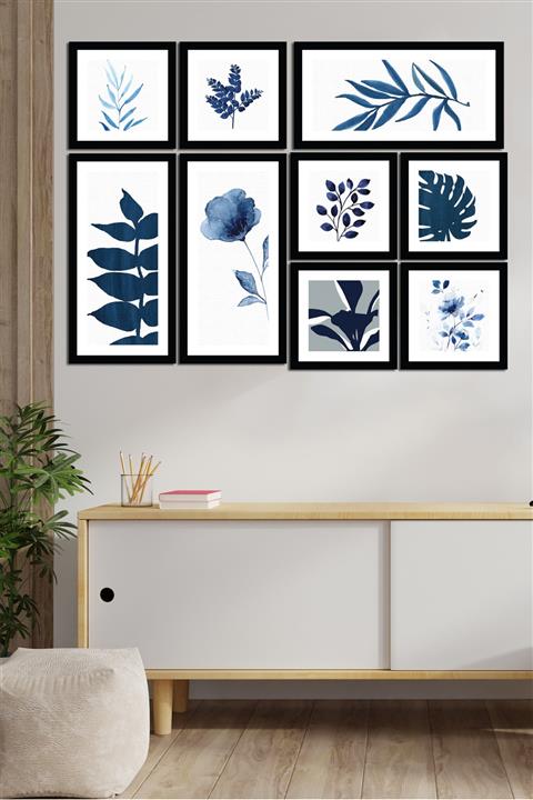 Cadran Modern Style 9 Parçalı Mdf Tablo Glo018