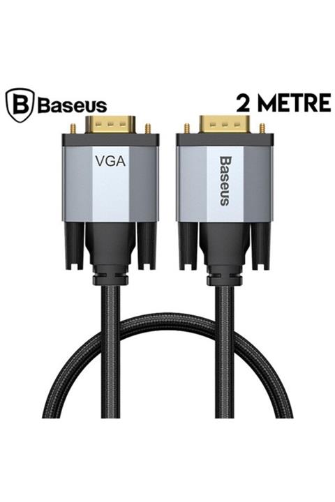 Marcador Baseus Enjoyment 1080p Vga To Vga Kablo Monitör Projeksiyon Kablosu 2metre