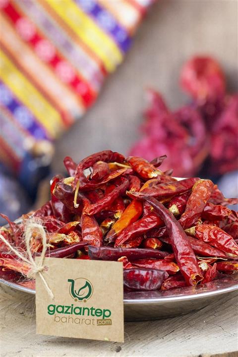 Gaziantep Baharat Atom Acı Biber Mezelik Kurutulmuş Atom Biber 1 Ip 1 Dizi