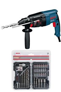 Bosch Gbh 2-26 Darbeli Kırıcı Delici Matkap + Ahşap Delme&vidalama Seti 35'li