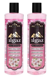 ILGAZ Elit Japon Kirazı 400 ml 2'li 60° Kalıcı Parfüm Esanslı Kolonya