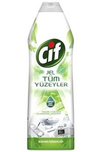 Cif Jel Yüzey Temizleyici Tüm Yüzeyler Bahar Ferahlığı Çamaşır Suyu Katkılı 750 Ml