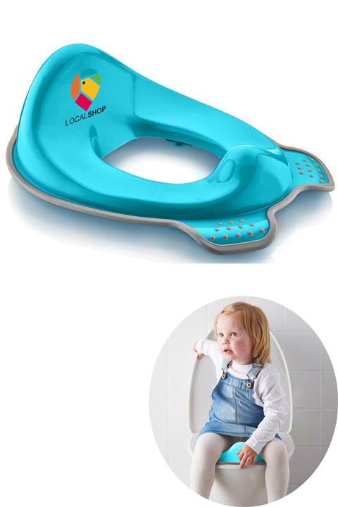 LocalShop Klozet Adaptörü Tuvalet Alıştırma Aparatı Mint Mavi