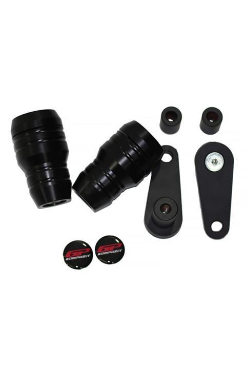 GP KOMPOZİT Honda Cb 125 R 2018-2019 Uyumlu Motor Koruma Takozu Siyah