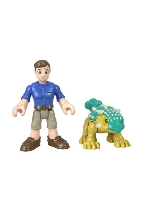 JURASSIC WORLD Imaginext Jurassic World Figürler Ankylosaurus Bumpy Ve Ranger Hcj05