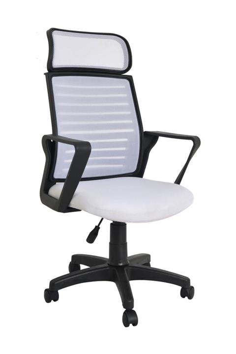 Bürocci Likya Plastik Ayaklı Çalışma Koltuğu Beyaz